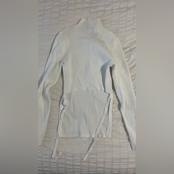 Babaton Sculpt Knit Tie-Back Longsleeve - Picture 4 of 4